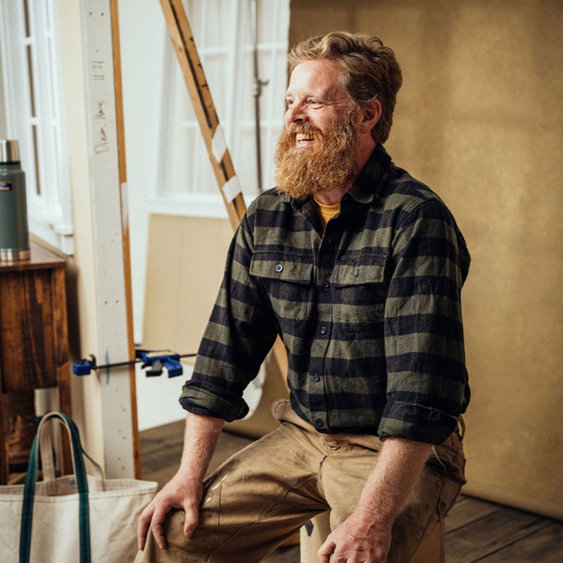 Chase Morrill of Maine Cabin Masters
